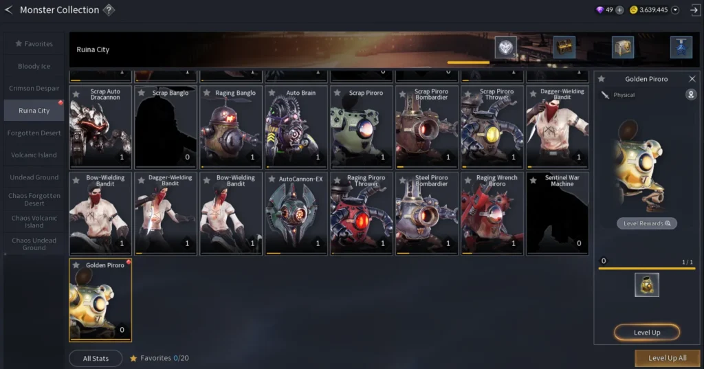 Monster Collection Cabal Red
